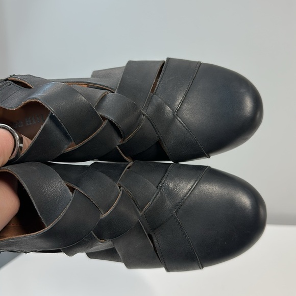 Cobb Hill Laurel Black Woven Pump Heels Size 6.5 - Picture 12 of 14